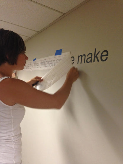 Vinyl Sticker Installation